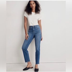 Madewell Stovepipe Straight Crop Jeans